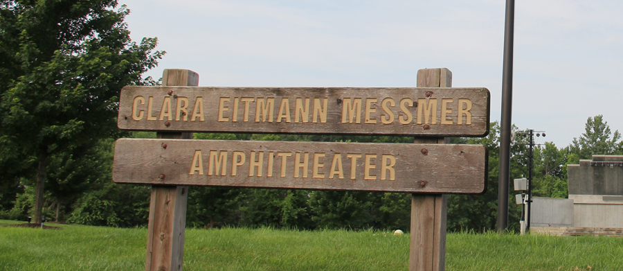 Hermann Missouri - Clara Eitmann Messmer Amphitheater Sign