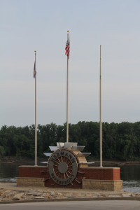 Hermann Missouri - Riverfront Park Sign