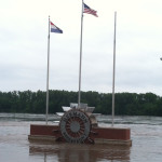 Hermann Missouri - Flooding River