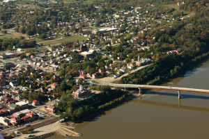 Gdzie jest Hermann Missouri - widok z lotu ptaka