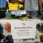 Hermann Missouri - Farmer's Market - Houston's Home Grown - Sign